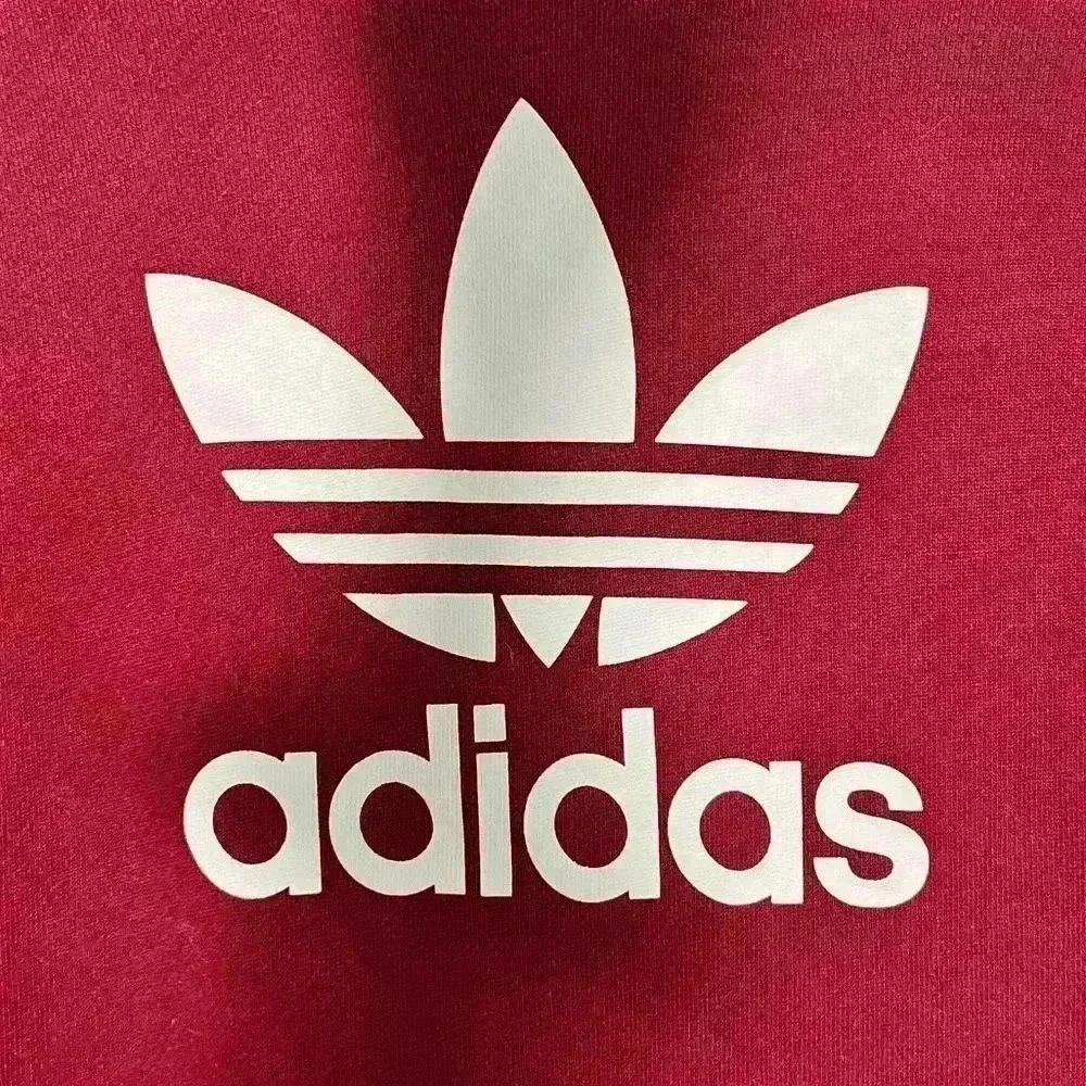 Adidas Originals Trefoil Men’s Red Hoodie - Size Small